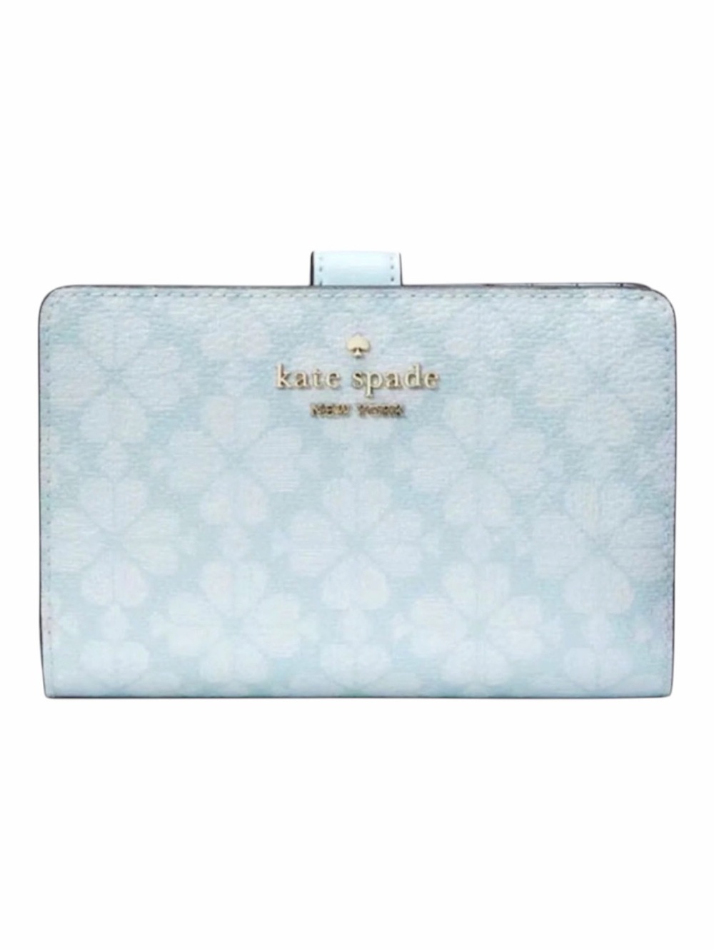 Kate Spade Lucy Spade Flower Wallet Light Blue